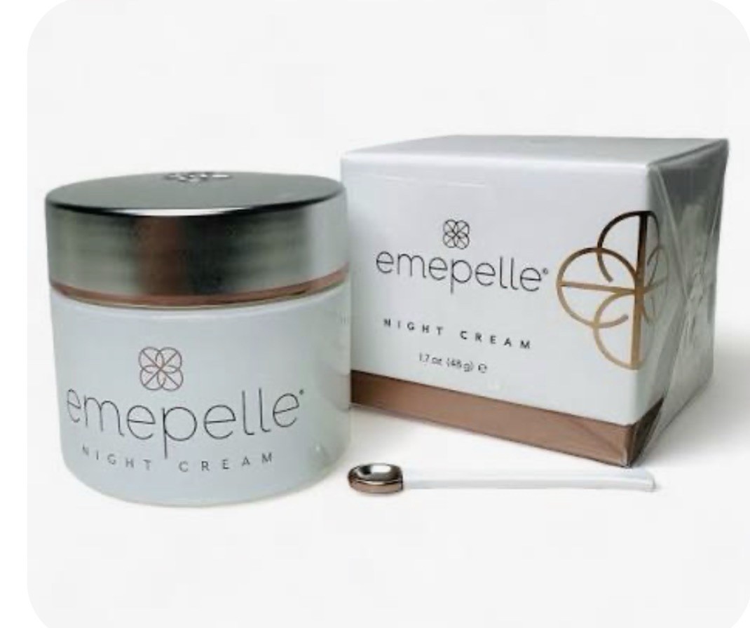 Emepelle Night Cream Skin Repair Cream with MEP Technology 1.7 FL Oz / 50 Ml New