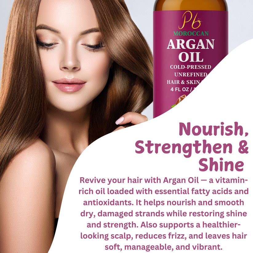 Aceite Orgánico de Argán para Rostro, Antienvejecimiento, Cuidado Piel y Cabello