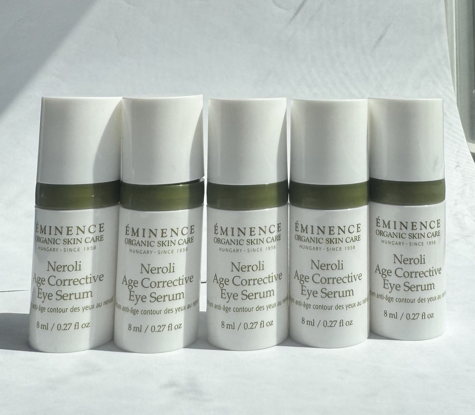 Eminence Neroli Age Corrective Eye Serum -Over 1 oz/30ml. 5x 8ml Bottles Organic