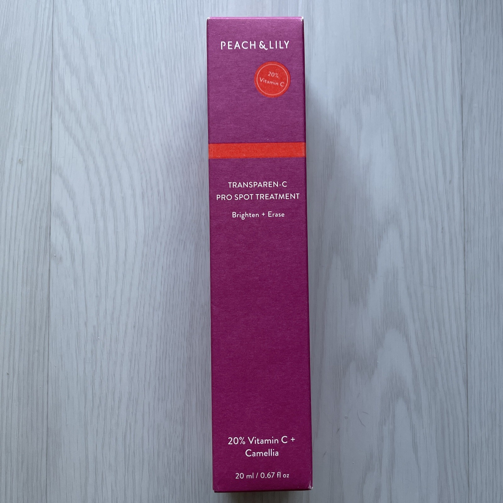 Peach & Lily Transparen C Pro Spot Treatment Vegan Cruelty Free 0.67oz 20ml NEW