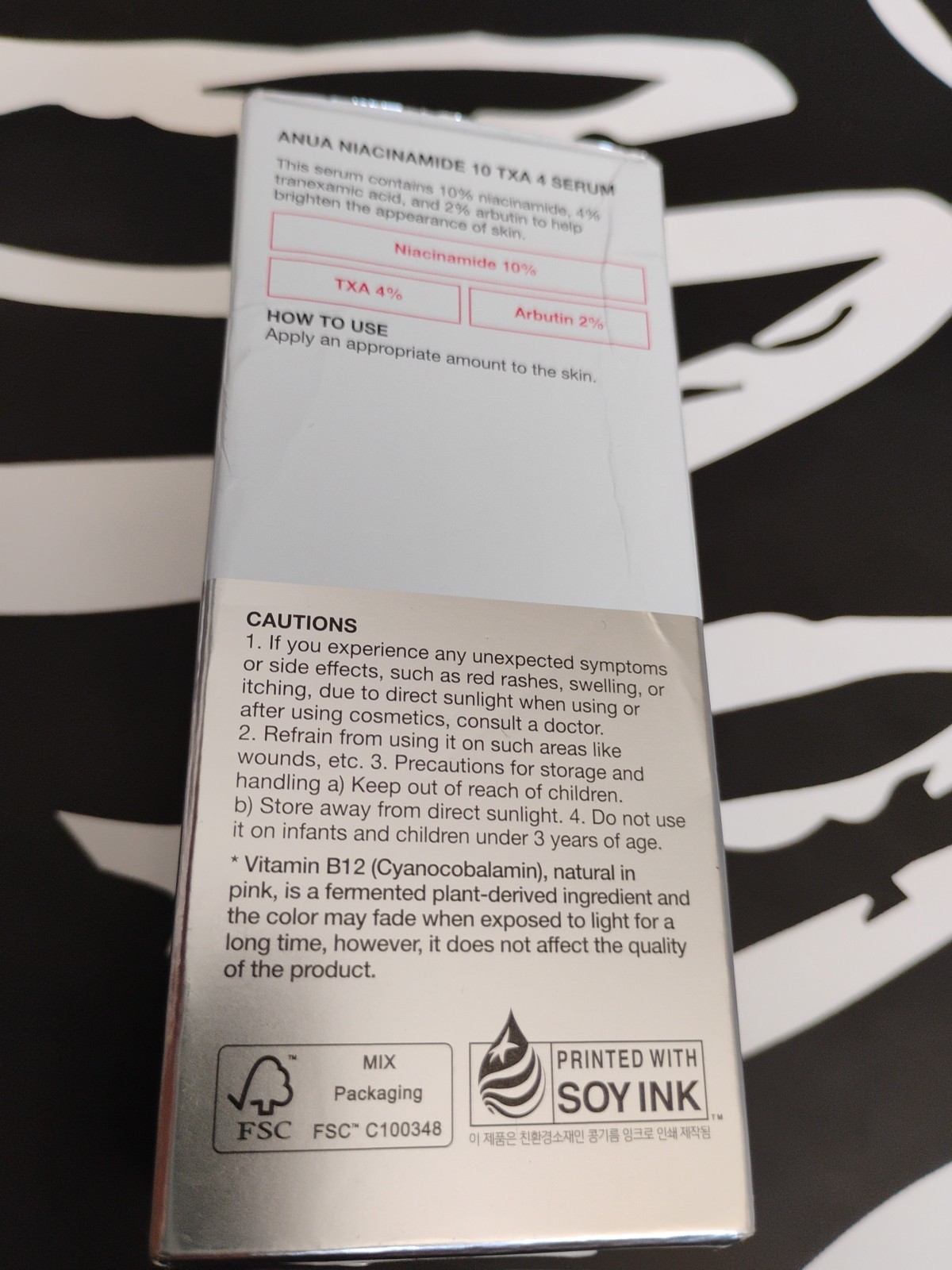 Anua 10+ Niacinamide TXA 4 1.01 Fl. Oz. 30ml Exp:04/09/2028 Sealed New