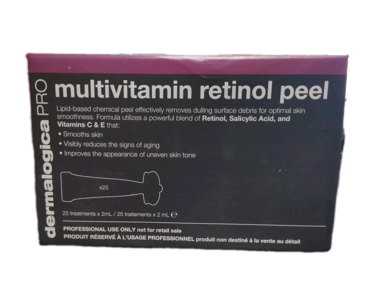 Dermalogica Multivitamin Retinol Peel PRO 25 treatments New In Box.