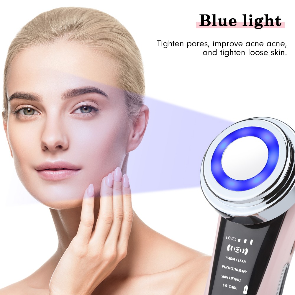 5in1 RF EMS Radio Frequency Facial Massager LED Photon Skin Rejuvenation Device