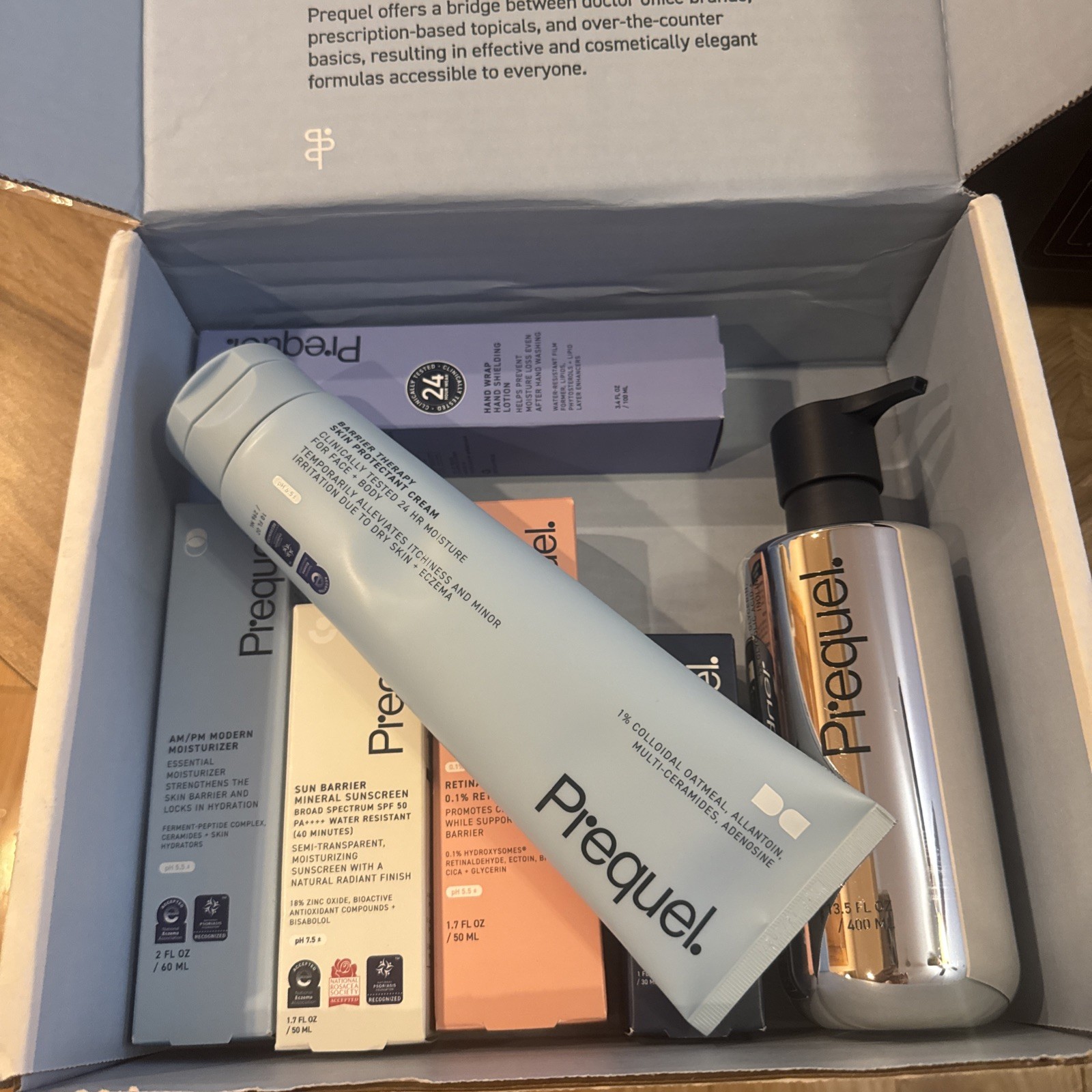 Prequel Skin Longevity Set 6 Best Sellers Full Skincare Routine + FREE SPF New