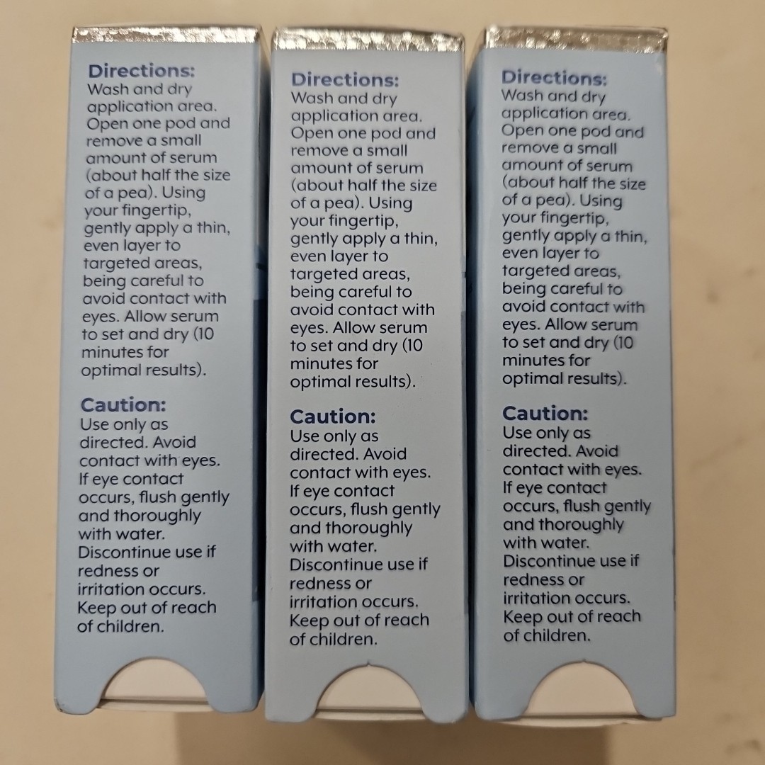 Plexaderm SkinCare Rapid Reduction Serum 18 Applications X3