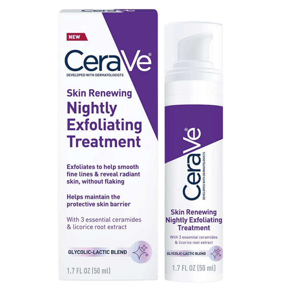 CeraVe Skin Renewing Nightly Exfoliating Treatment Serum 1.7oz Anti-Aging