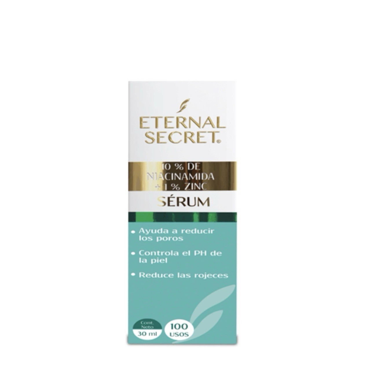 ETERNAL SECRET Sérum 10% Niacinamida + 1% Zinc Control Grasa Poros Rojeces 30ml