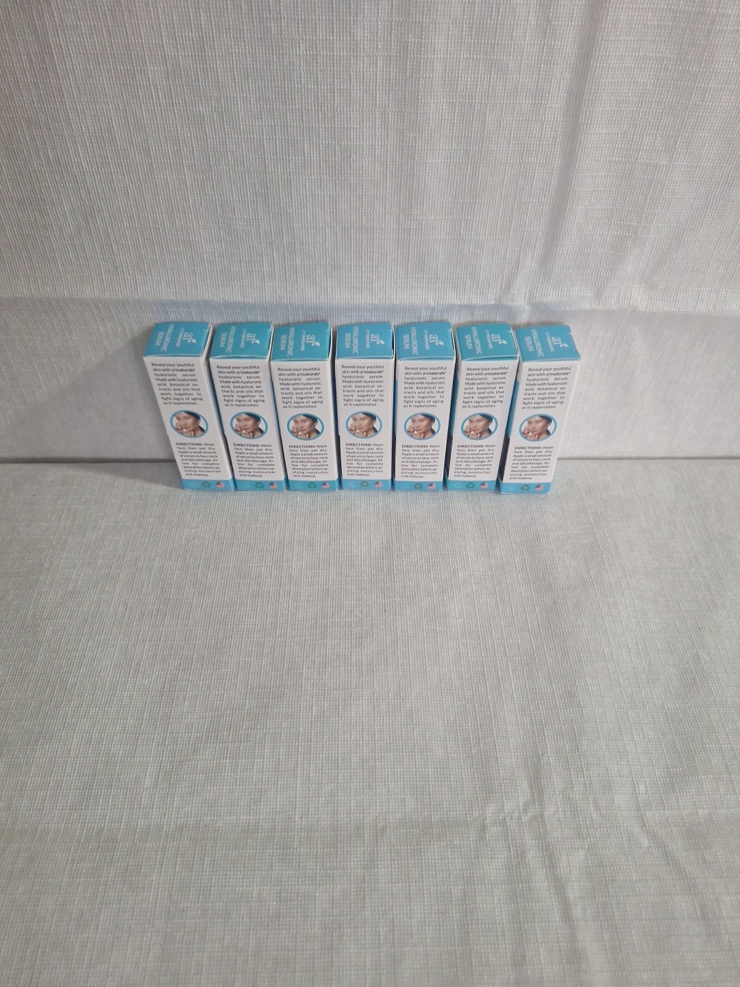 Lot Of 7 Artnaturals Hyaluronic Acid Serum Hydrating Brightening .33 oz 03/27