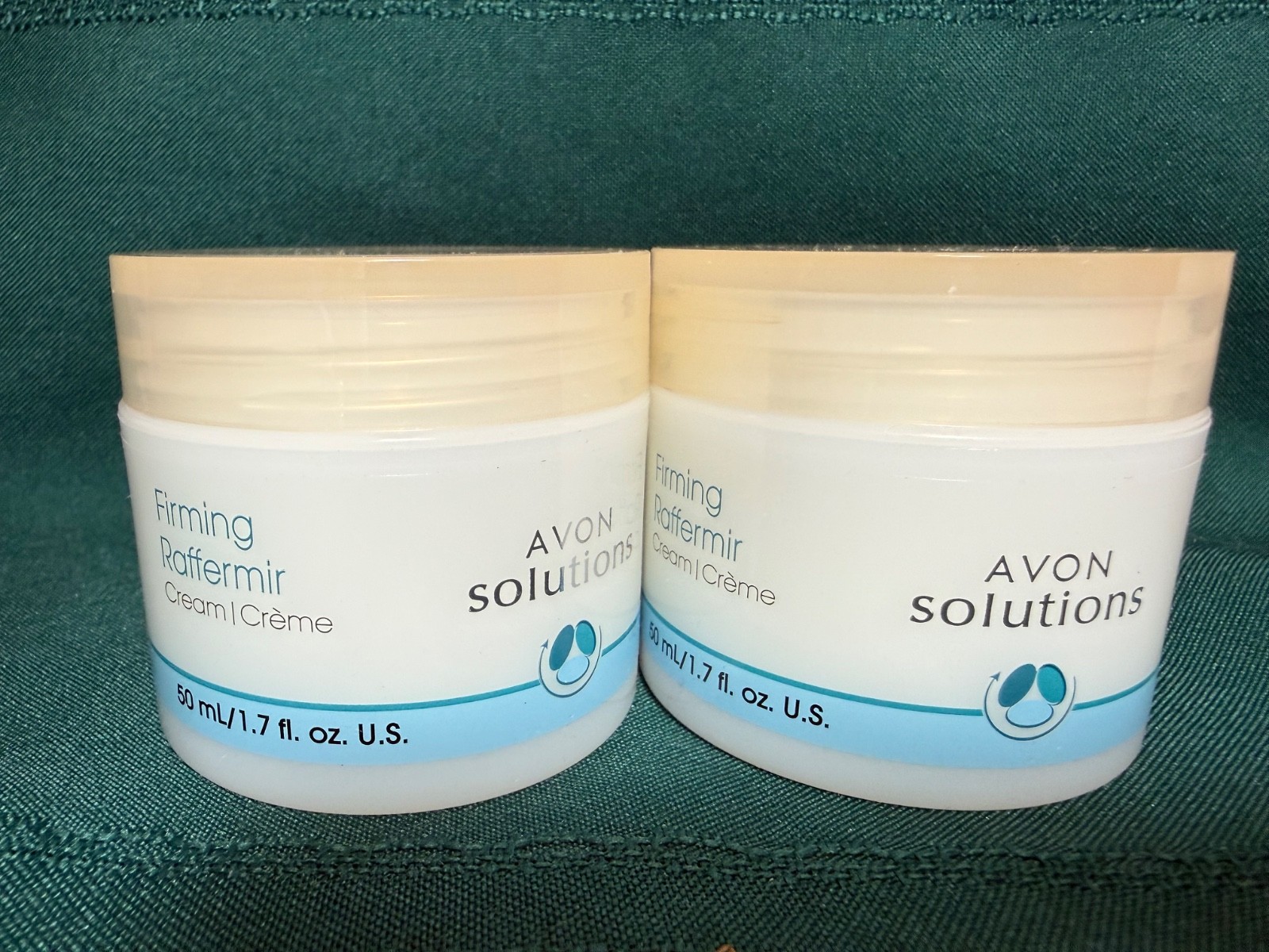 Set of 2 AVON SOLUTIONS Firming Face Cream 1.7 Oz Each New Sealed FAST SHIPPING