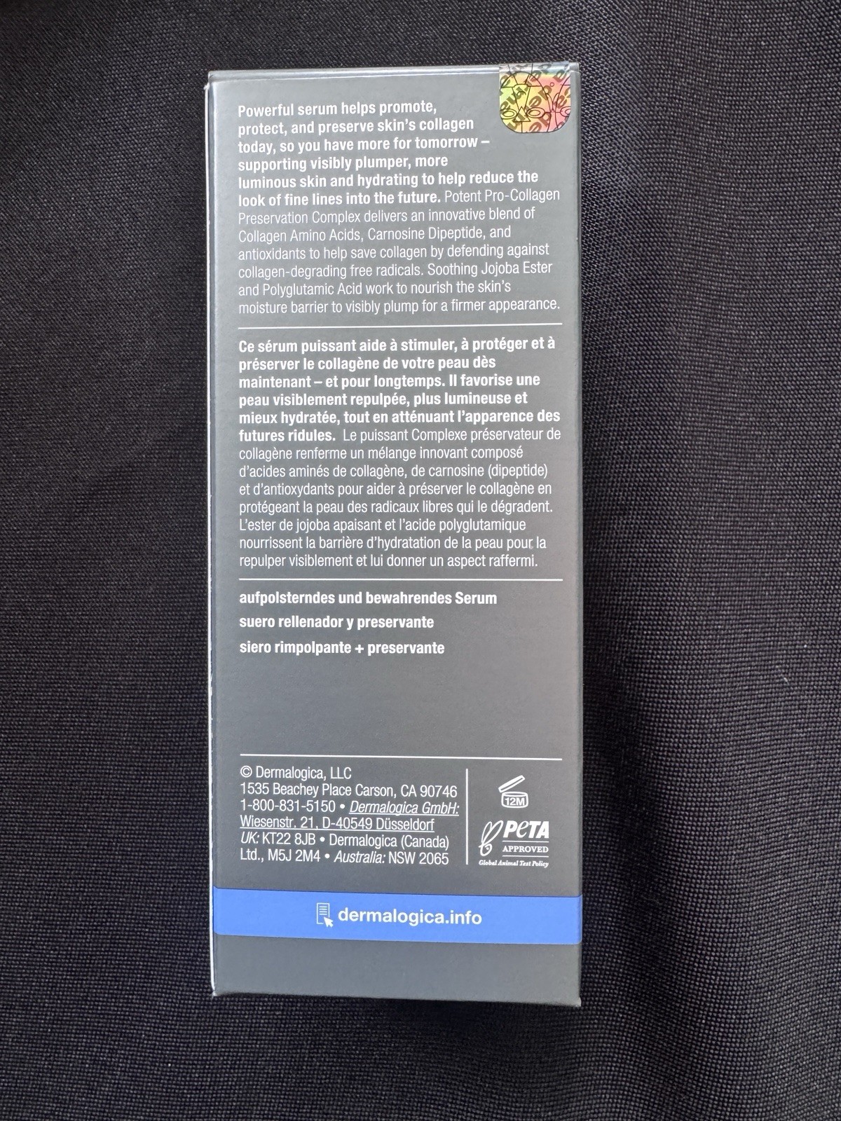 Dermalogica Pro Collagen Banking Serum with Amino Acids 1 oz (30ml)