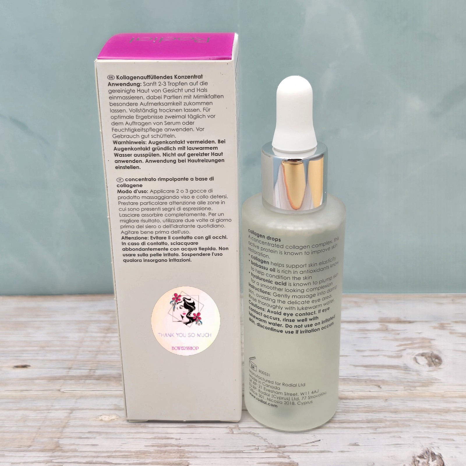 Rodial Collagen Drops Collagen Replenishing Concentrate 1 fl oz/30 ml Full Size
