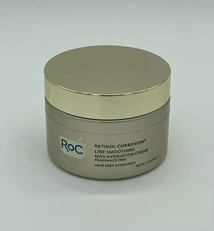 RoC Retinol Correxion Line Smoothing Max Hydration Cream 3.4 oz 100ml – NWOB