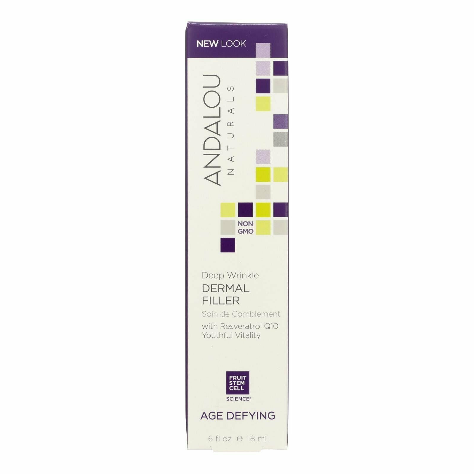 Andalou Naturals Age Defying Deep Wrinkle Aloe Vera 18 mL .6 ounces 1 count