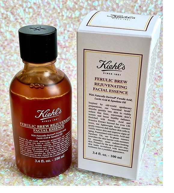 Kielhl’s Ferulic Brew Rejuvenating Facial Essence 3.4 oz. (100ml) Splash New