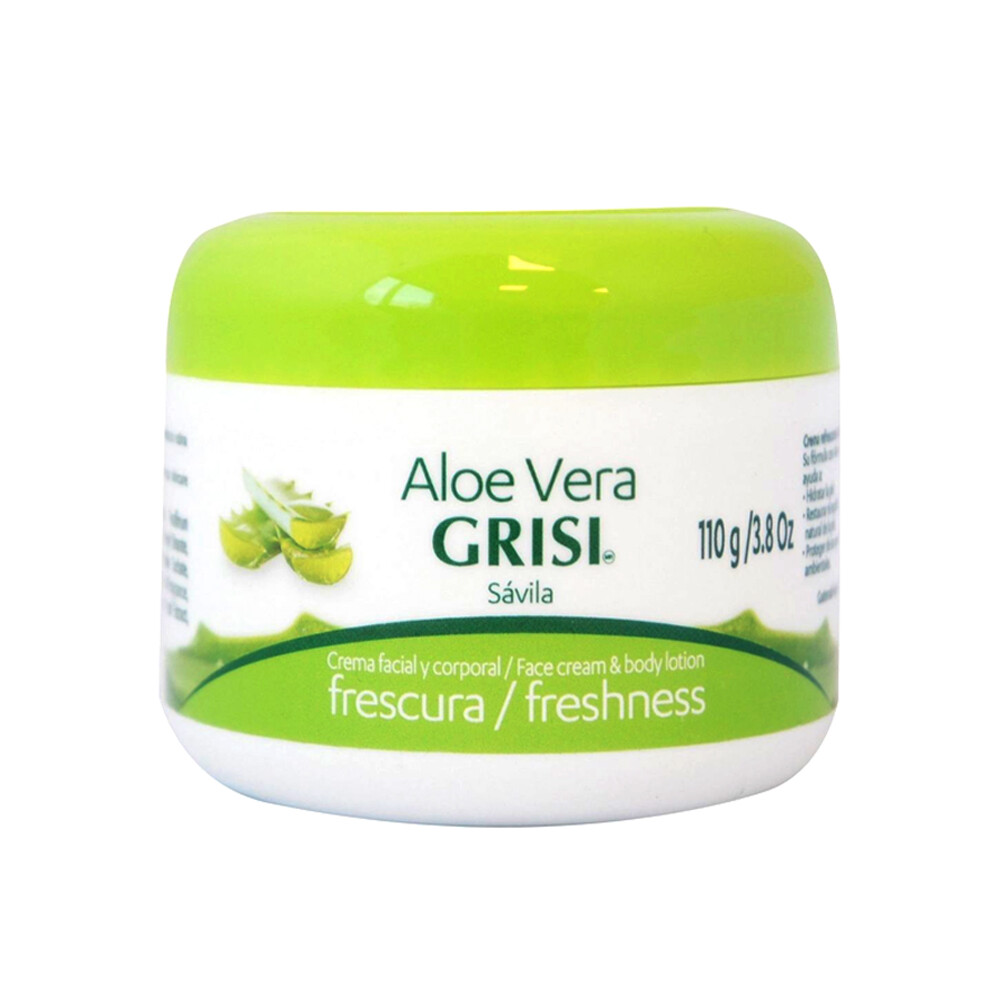 Grisi Face and Body Moisturizing Cream. Aloe Vera. Anti Aging. 3.8 Oz / 110 g.
