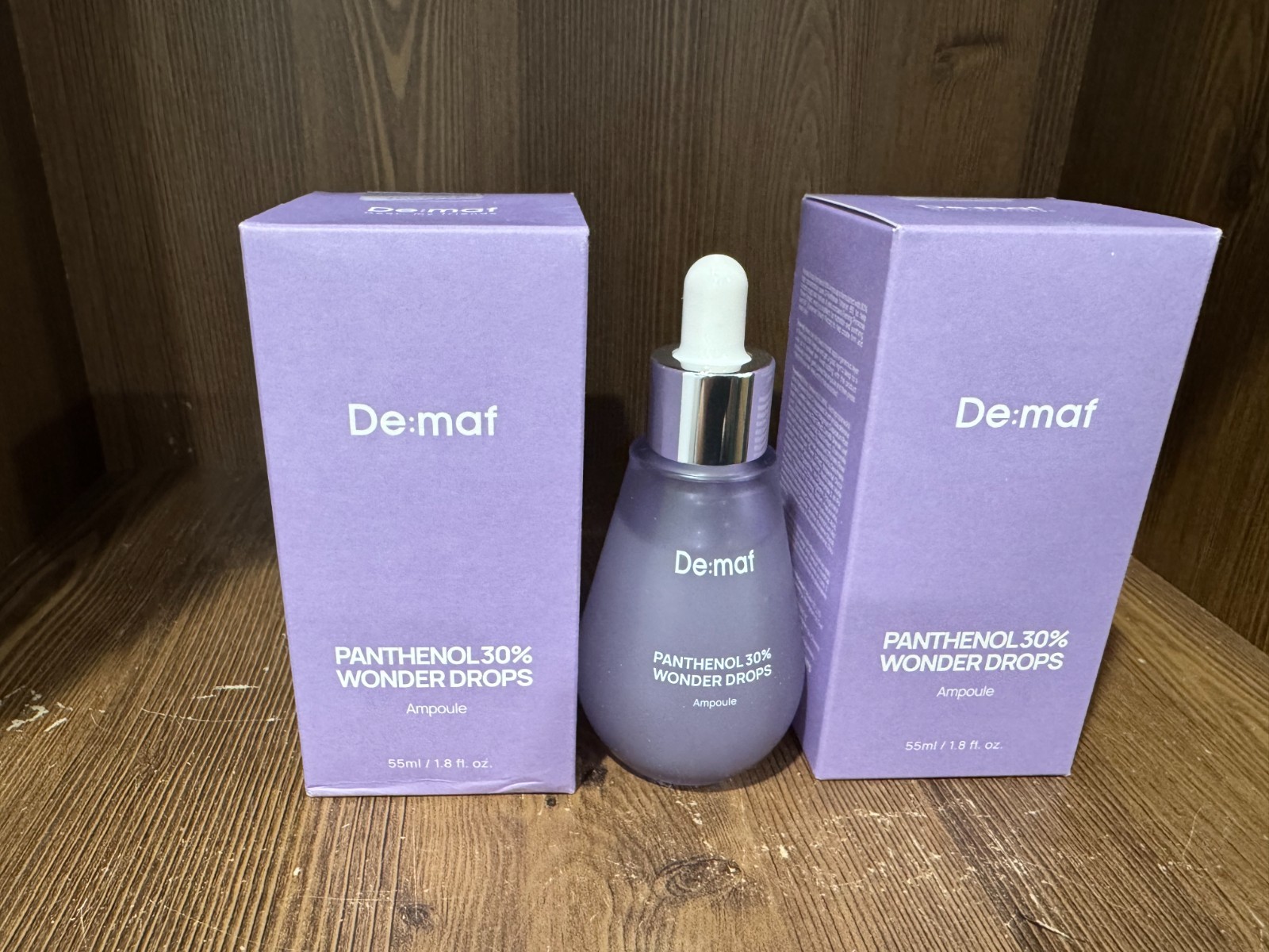 De:maf Panthenol 30% Wonder Drops Ampoule 55ml 1.8fl,oz (2pc) Korean Beauty