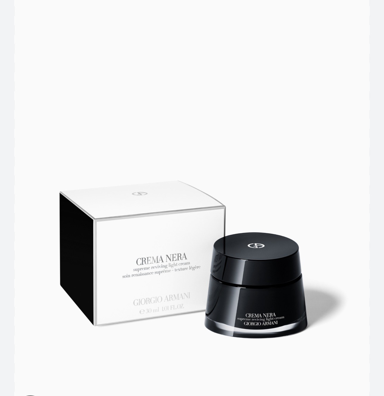 Giorgio Armani Beauty Crema Nera Supreme Reviving Light Repairing Cream