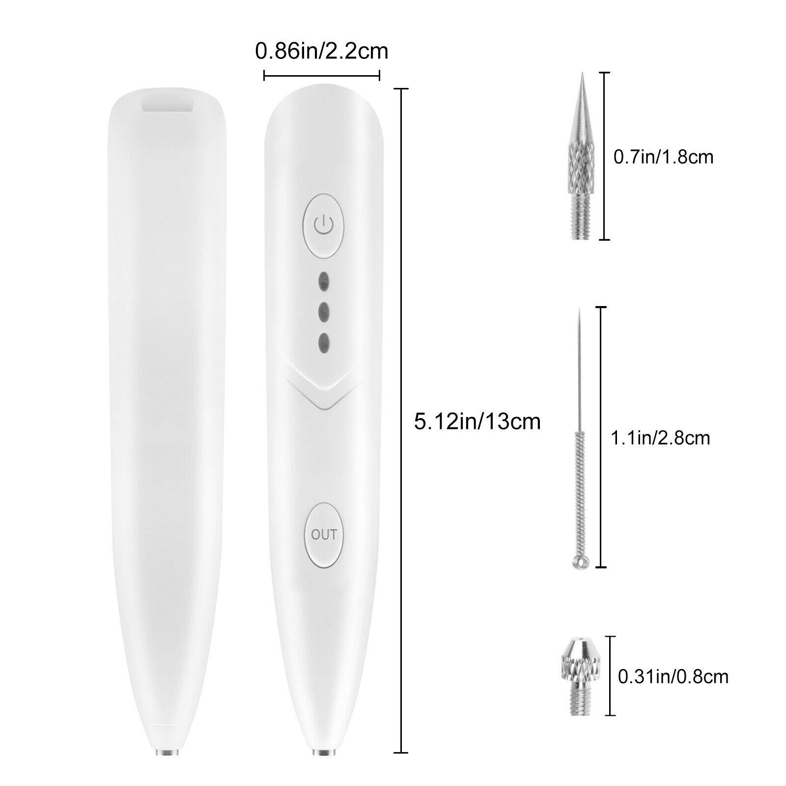 Adjustable Laser Pen Mole Removal Age Spot Remover Skin Wart Tattoo Tool