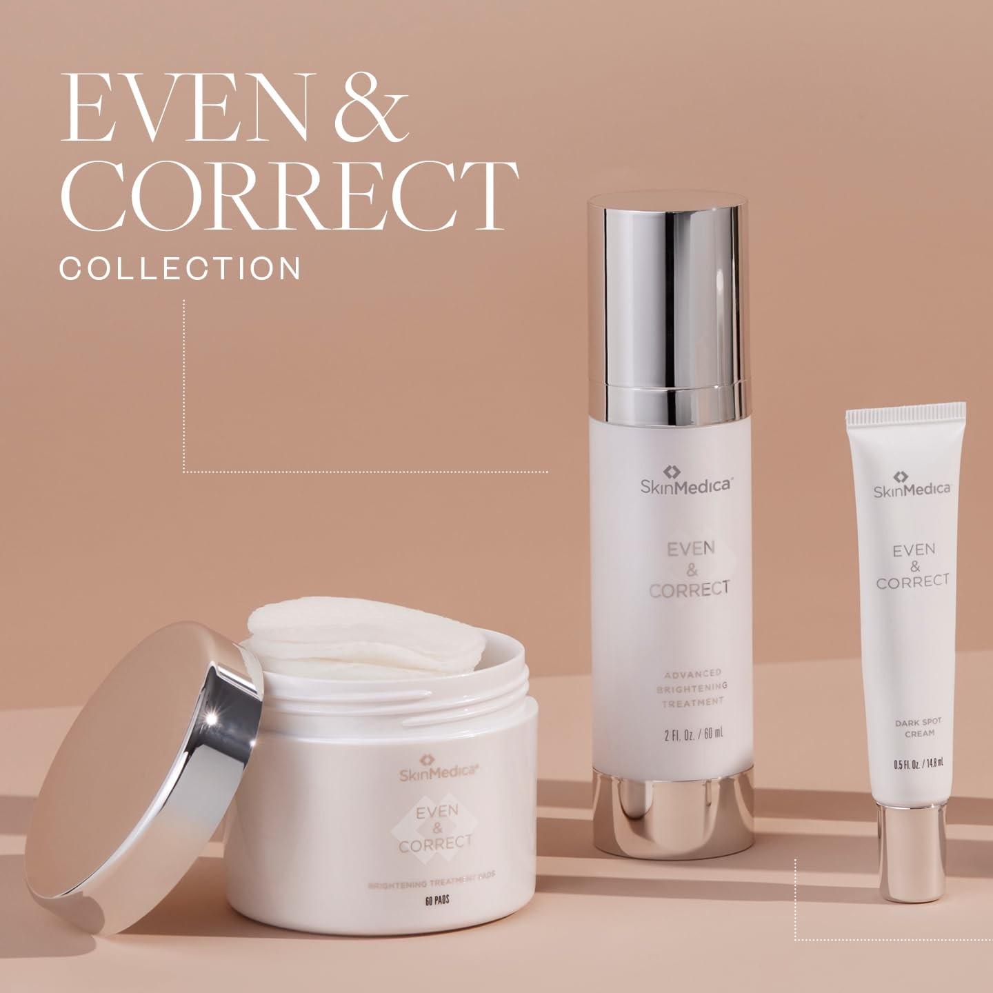 SkinMedica Even & Correct Brightening Treatment Pads 60 pads NEW FAST SHIP