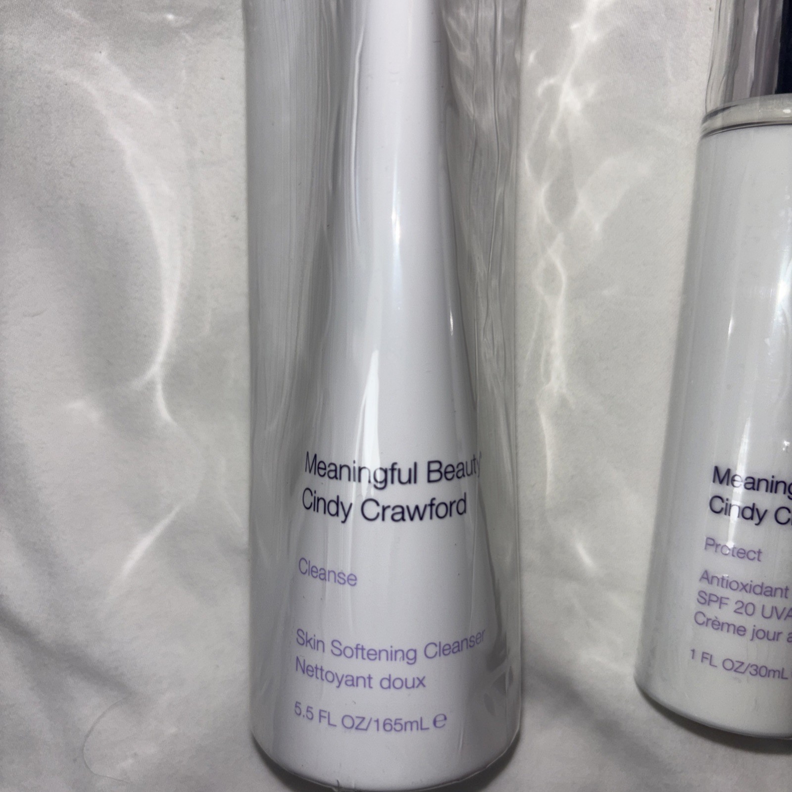 NIB Meaningful Beauty By Cindy Crawford 5 Pc Set Sealed Expired Cleanse Protect