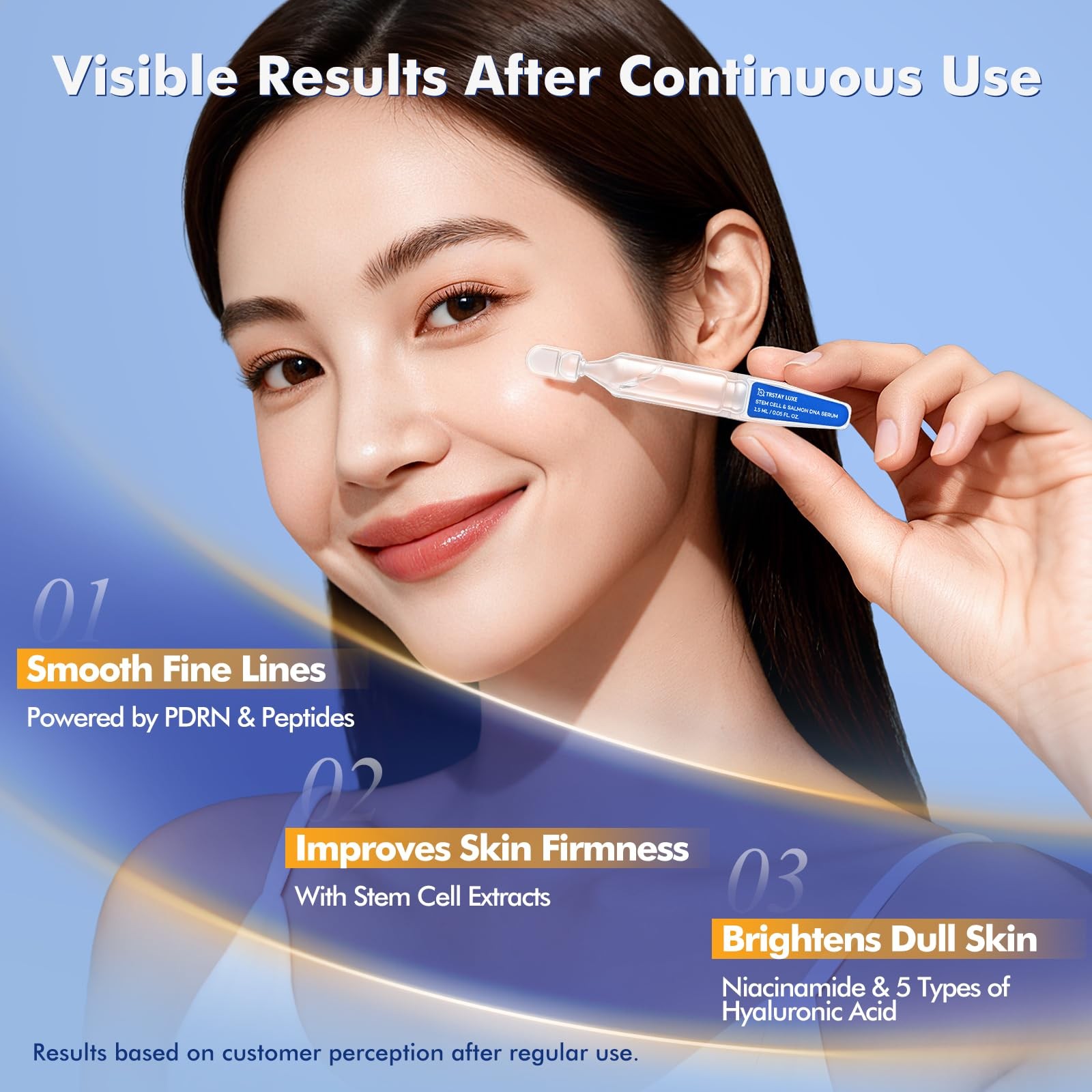 TRSTAY LUXE Stem Cell Salmon DNA PDRN Serum – Microneedling Aftercare Anti-A…