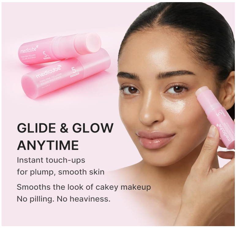 medicube PDRN Pink Collagen Volume Multi Balm Stick K-Beauty Face Body Balm