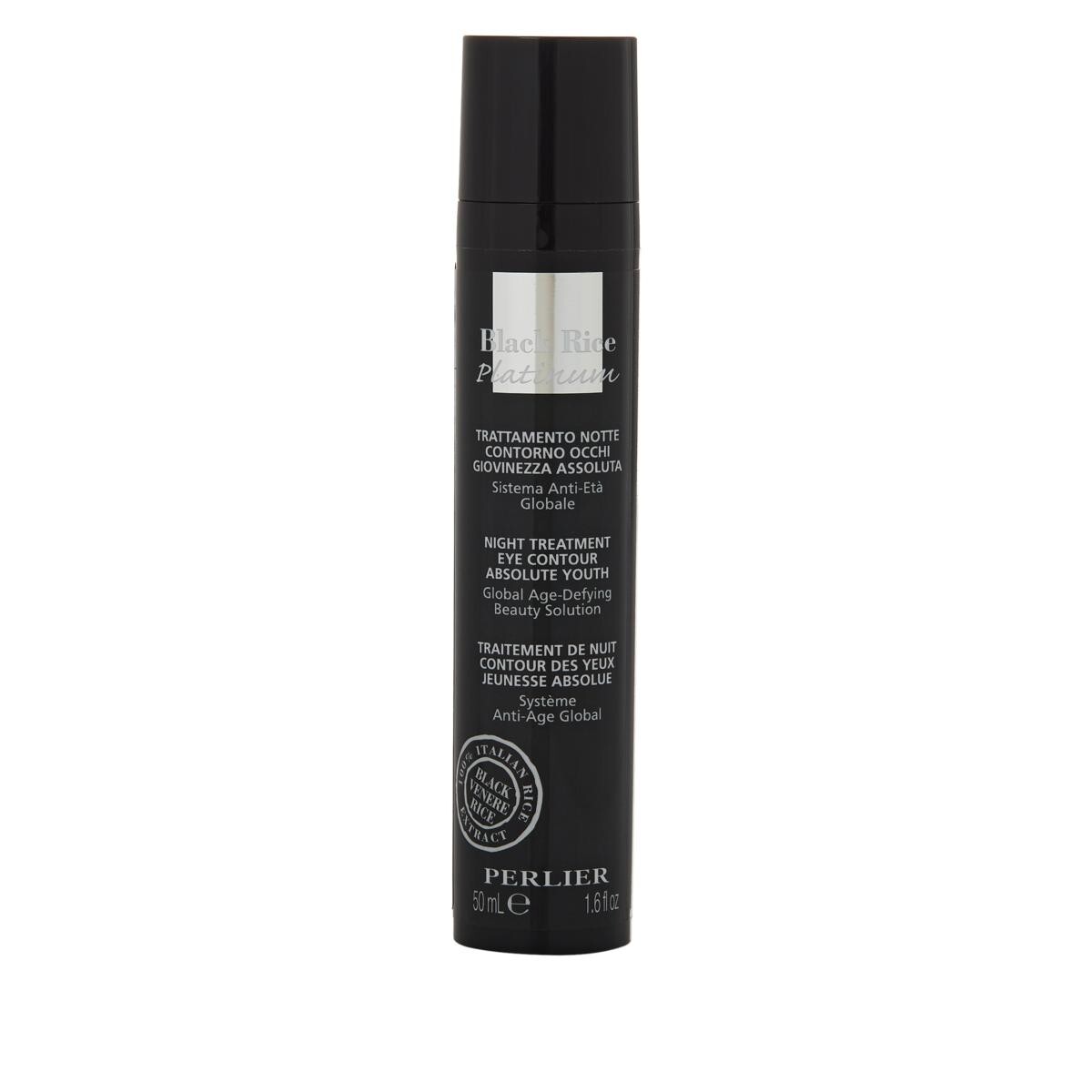 Perlier Black Rice Platinum Night Treatment Eye Contour Absolute Youth 1.6 fl oz
