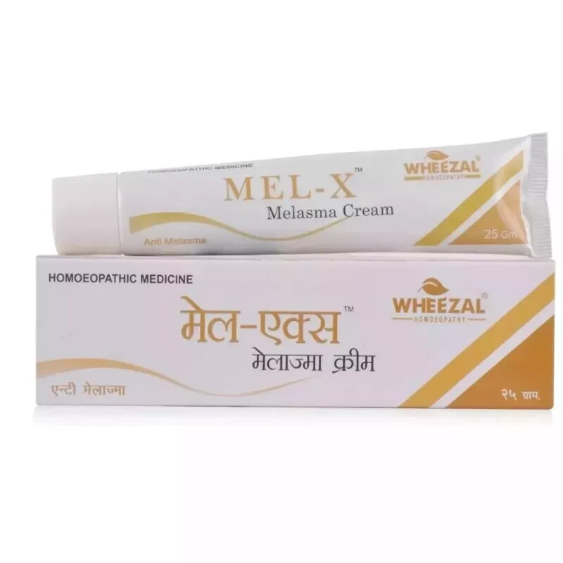 Wheezal Mel-X Melasma Cream (25g) for skin pigmentation like melasma, chloasma