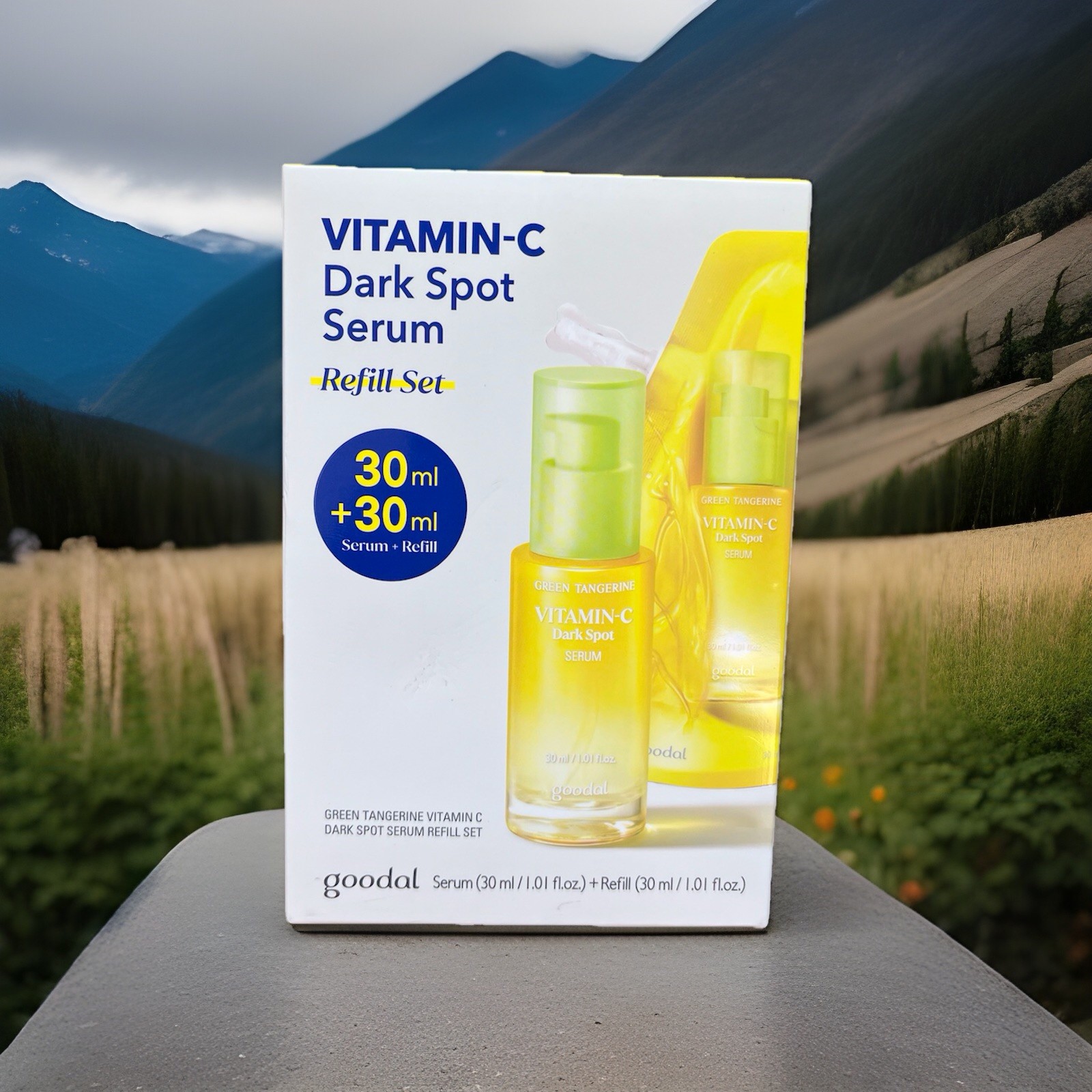Goodal Vitamin-C Dark Spot Serum, Refill Set, 30ml Each