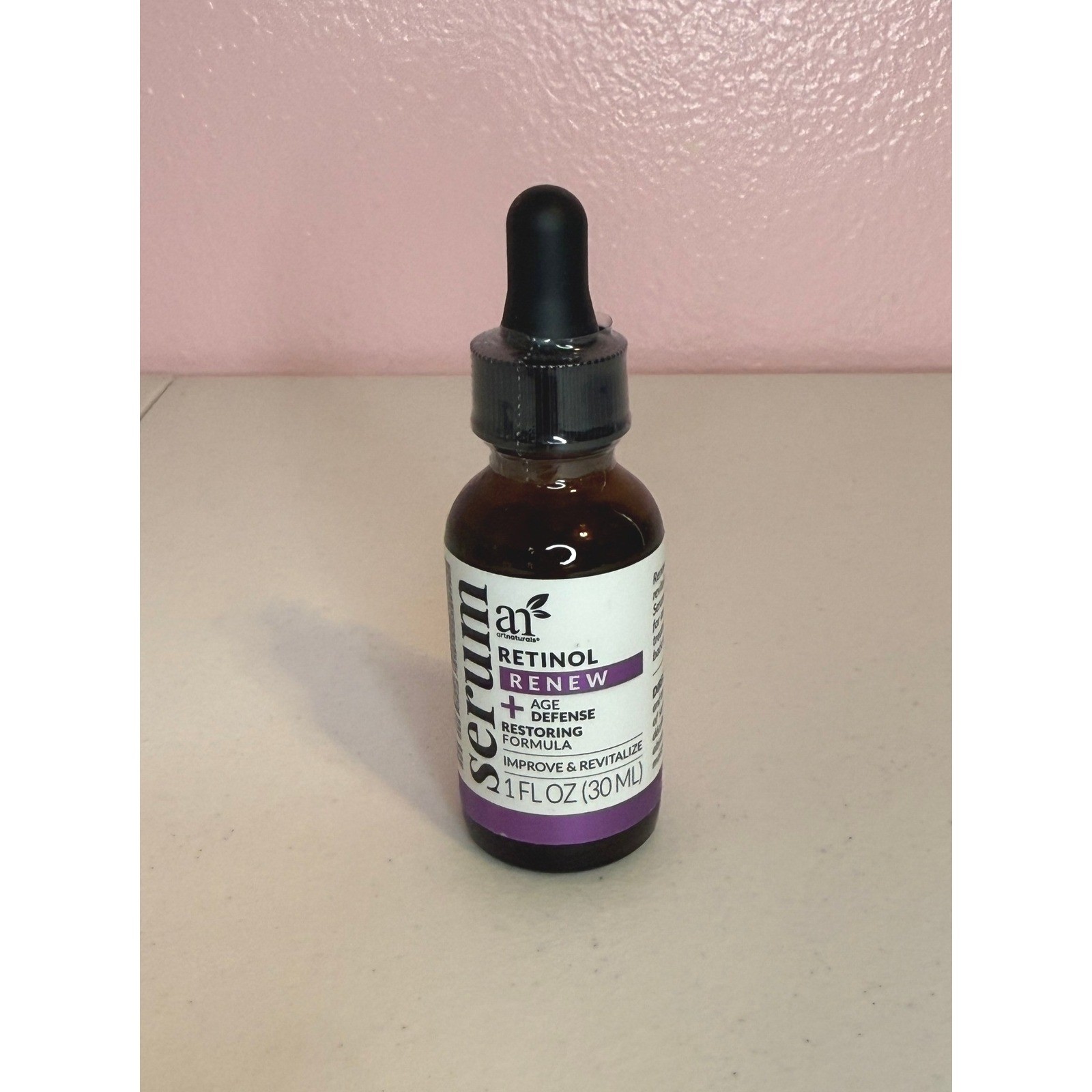 ArtNaturals Retinol Renew Serum Age Defense Restoring Formula 1 fl oz 30ml NEW