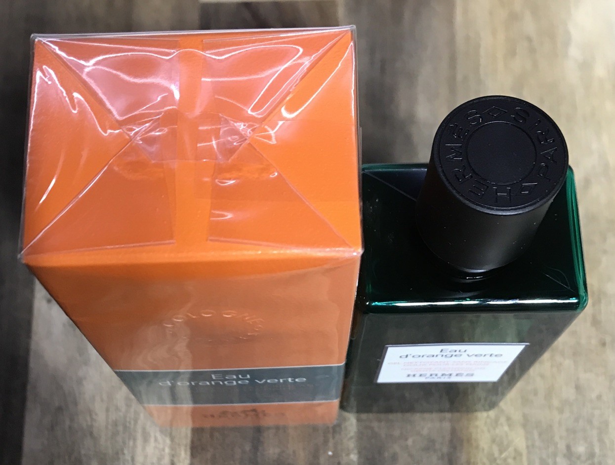 Hermes Eau D’orange Verte Hand & Body No Rinse Cleansing Gel 2.7 oz 80 ml Boxed