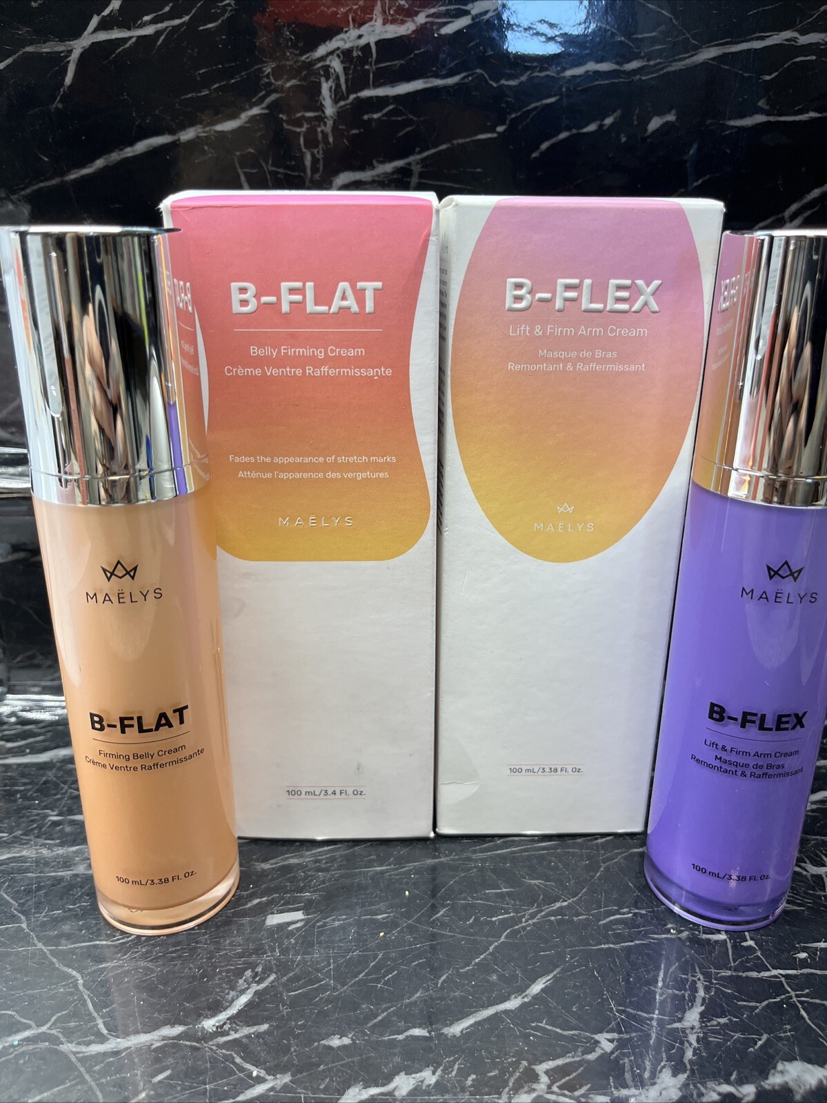 Maelys B-Flat Firming Belly Cream + B-FLEX FIRM ARM CREAM 3.38oz New 🔥SALE🔥