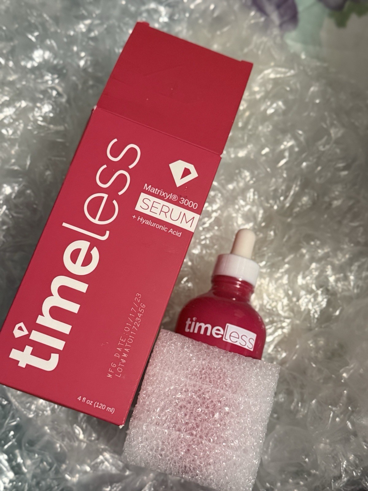 Timeless Matrixyl 3000 Serum Aloe Hyaluronic Acid Serum 4 oz/$70 MSRP/BNIB