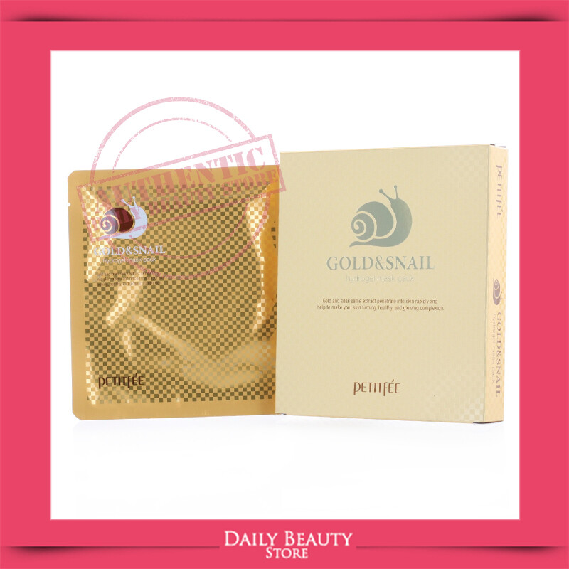 Petitfee Gold & Snail Mask Pack 30g X 5 Sheet NEW FAST SHIP