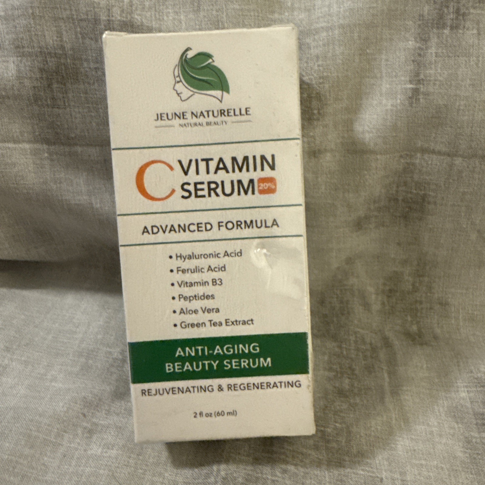 Jeune Naturelle All Natural 20% Vitamin C + 6 Active Boosters Serum – EXP. 10/26