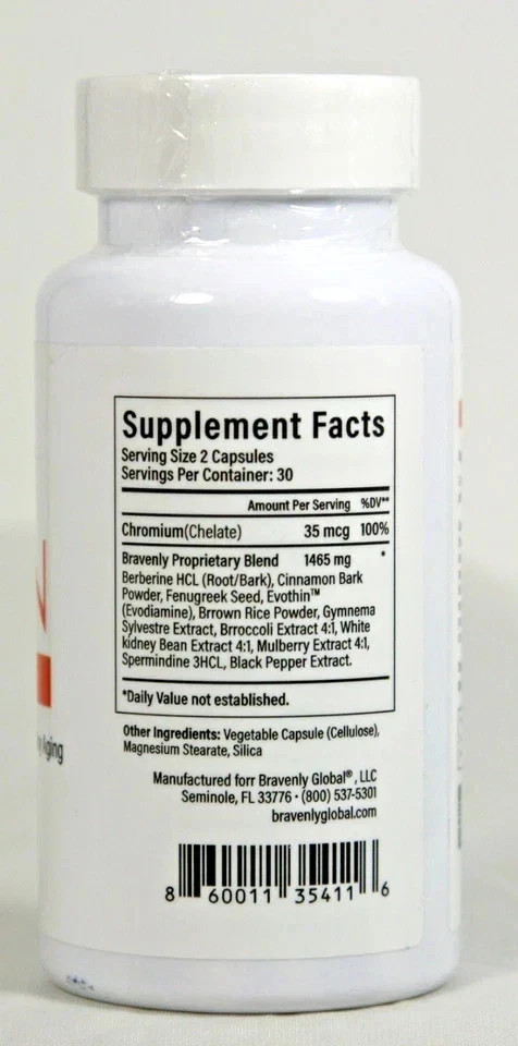 2 Pack Bravenly Burn Extreme 60 capsules Free Shipping USA