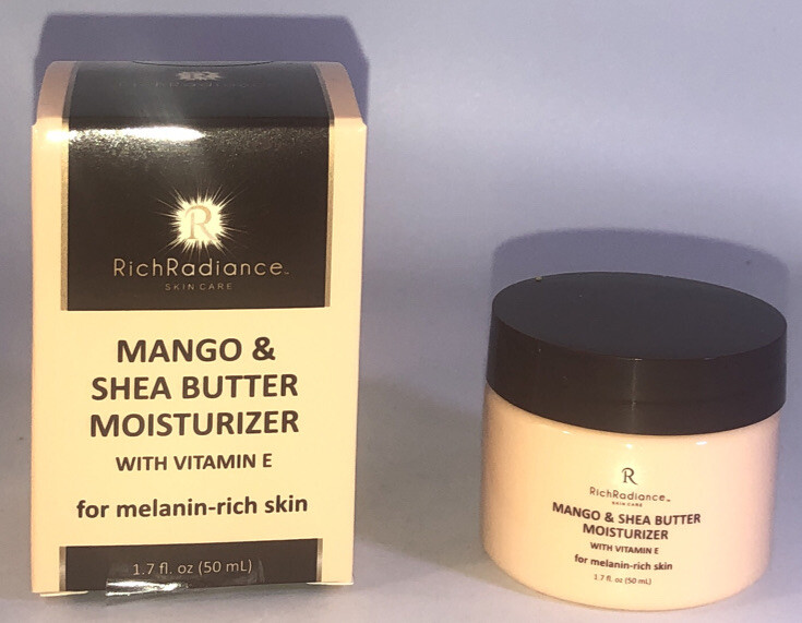 Rich Radiance Skin Care Mango Shea Butter Moisturizer W Vitamin E 1.7oz-SHIP24HR