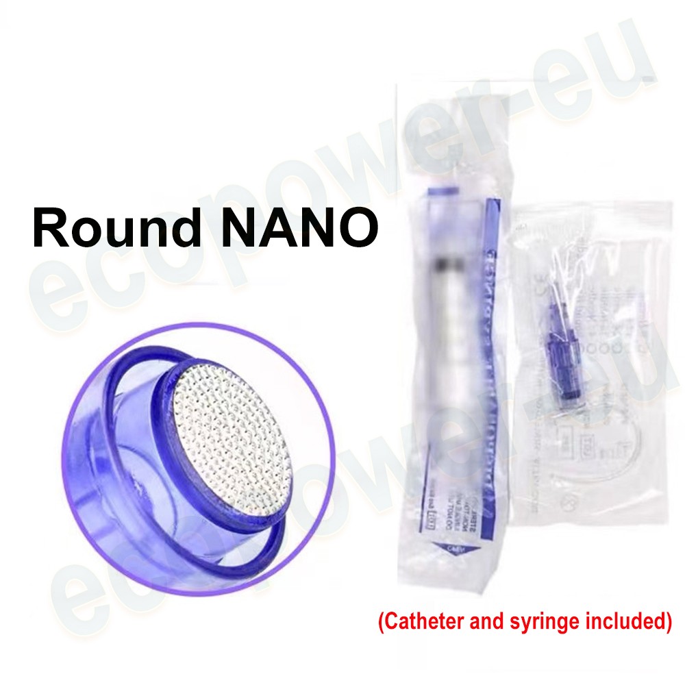 2 In1 Mesotherapy Gun Tip Therapy Skin Care Water Injection Pen w/ 10-30pcs Pin
