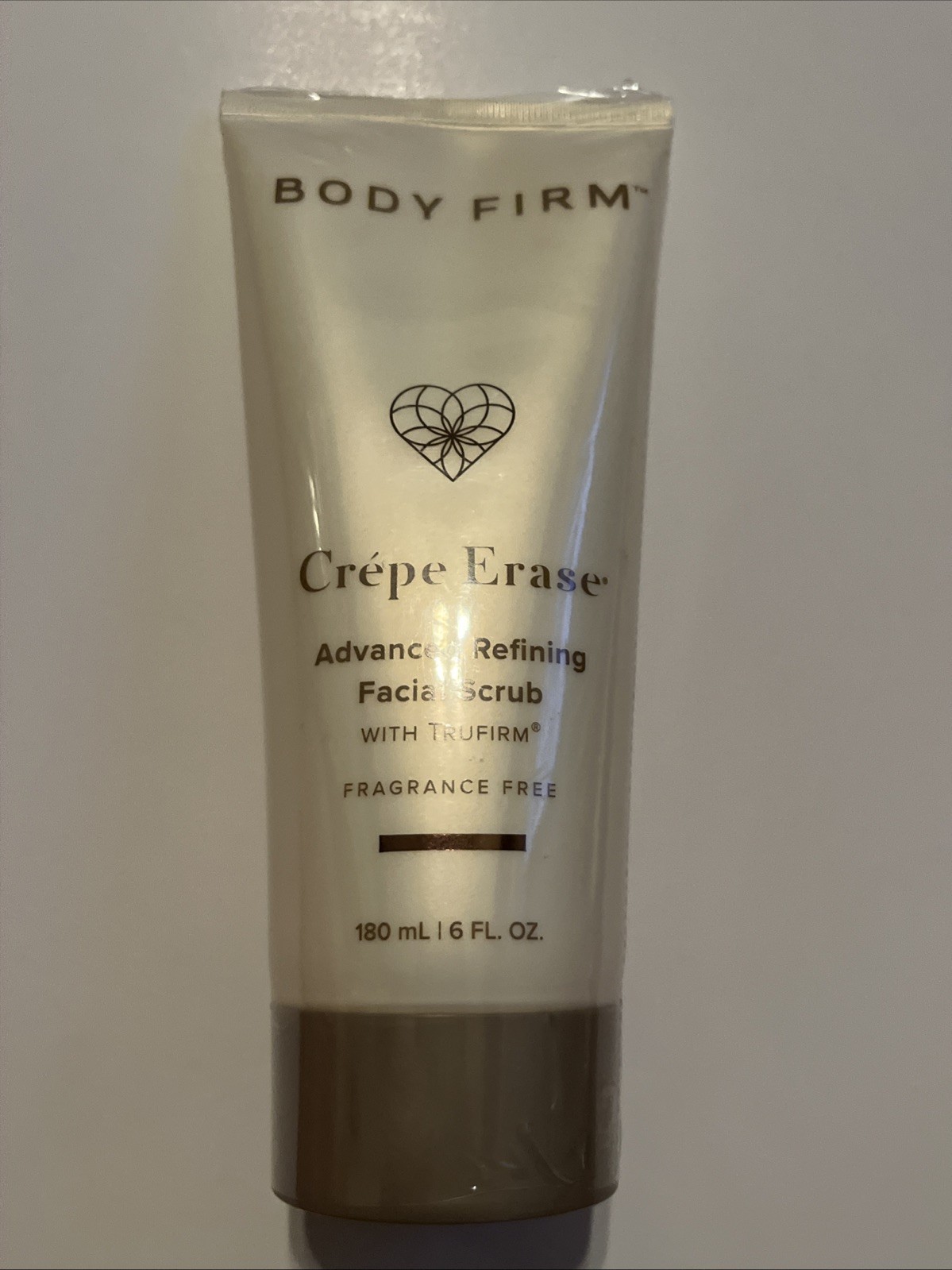 Body Firm CREPE ERASE Advanced Refining Facial Scrub NEW SEALED 6 oz/180 ml NEW