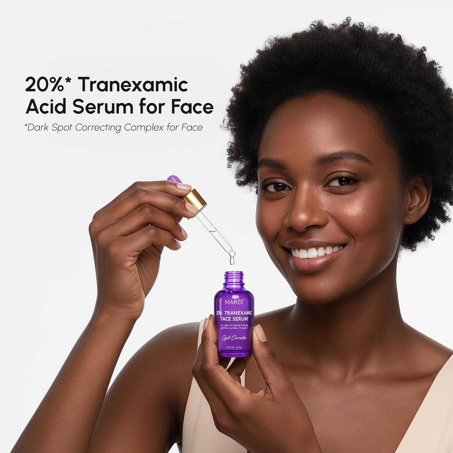 MAREE 20% Tranexamic Acid Serum Complex with Niacinamide & Vitamin C – Serum f