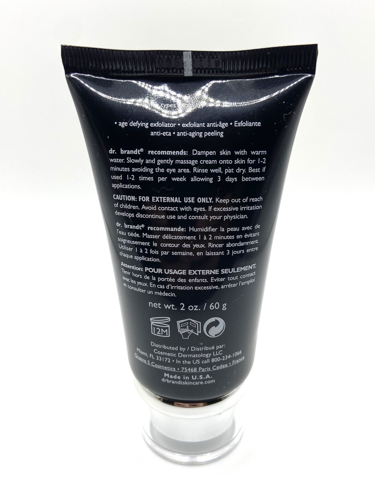 Dr. Brandt Microdermabrasion Age Defying Exfoliator 2oz | Renewing Face Scrub