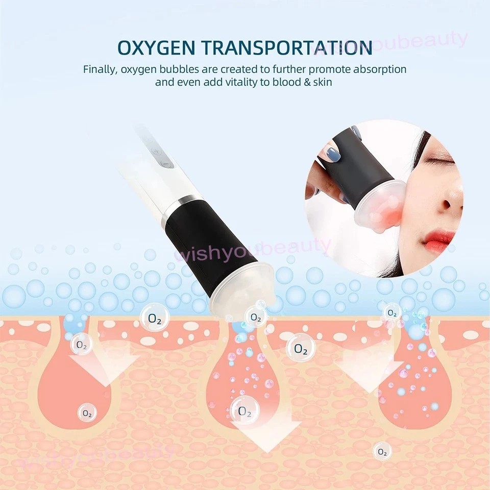 CO2 Oxygen Facial Serum Pods Kit 7 Sets for Beauty Spa & Home Machine