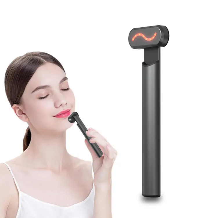 4-in-1 LED Red Light Therapy Facial Massager, Skin Tightening & Anti-Aging Wand