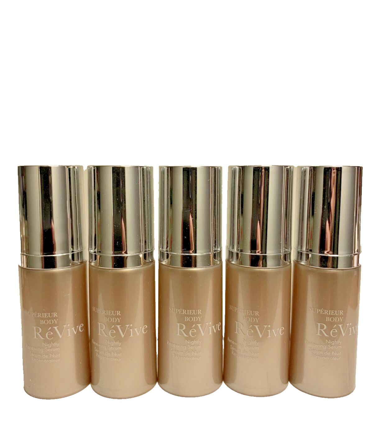 5x ReVive Superieur Body Nightly Renewal Serum -Mini 0.33oz/10ml each 50ml total