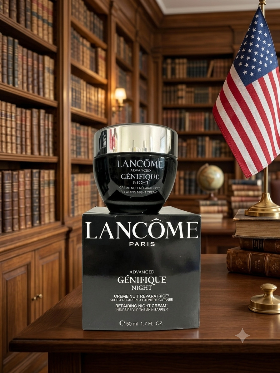 LANCOME ADVANCED GENIFIQUE NIGHT CREAM 1.7 REPAIRING NIB 100%AUTHENTIC