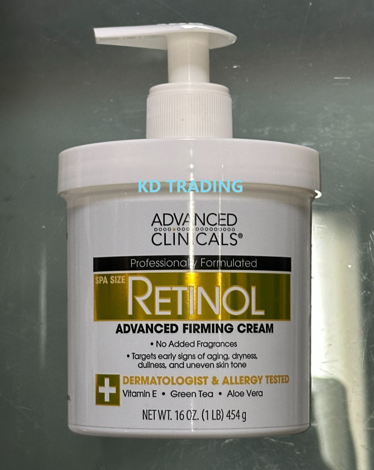 ADVANCED CLINICALS Spa Size RETINOL Anti-Aging ADVANCED FIRMING CREAM 454g
