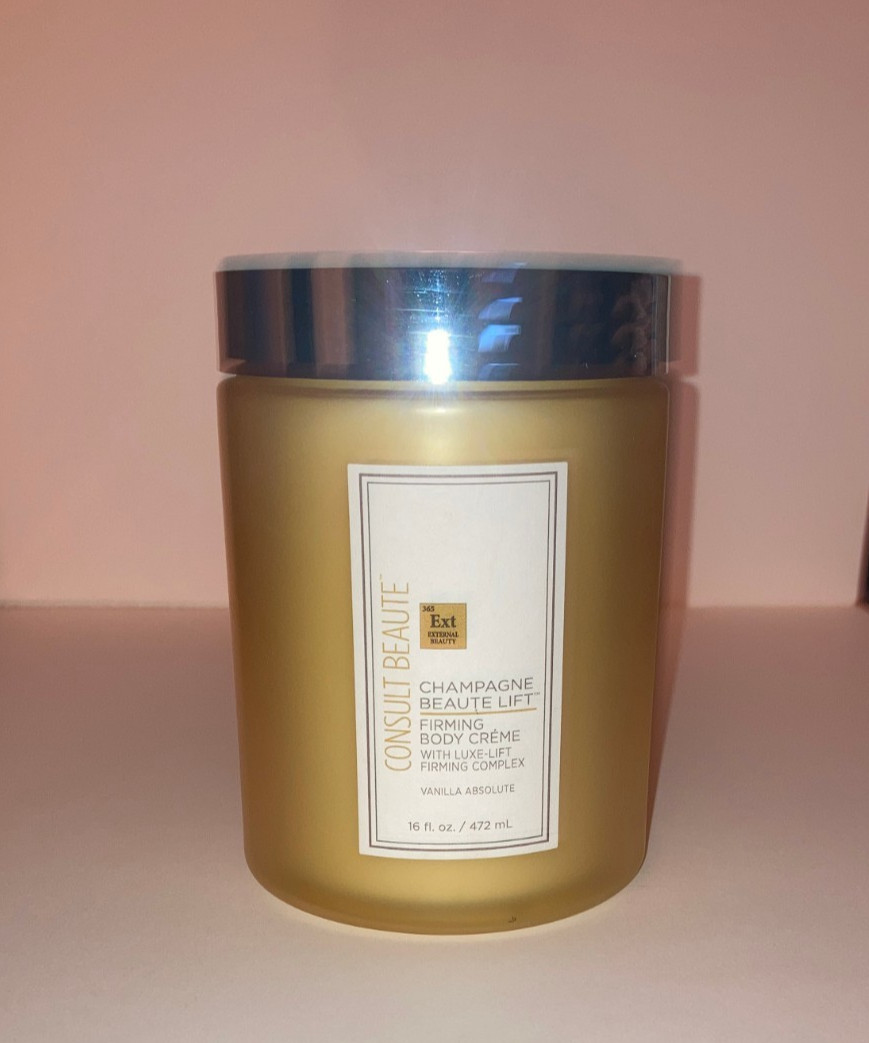 Consult Beaute Champagne Firming Creme Vanilla Abs16oz~AuthenticNOS UnsealedREAD