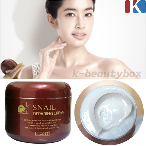 SNAIL CREAM Anti-Aging Night Treatments Snail Reparing Cream 100g Korea Cosmetic