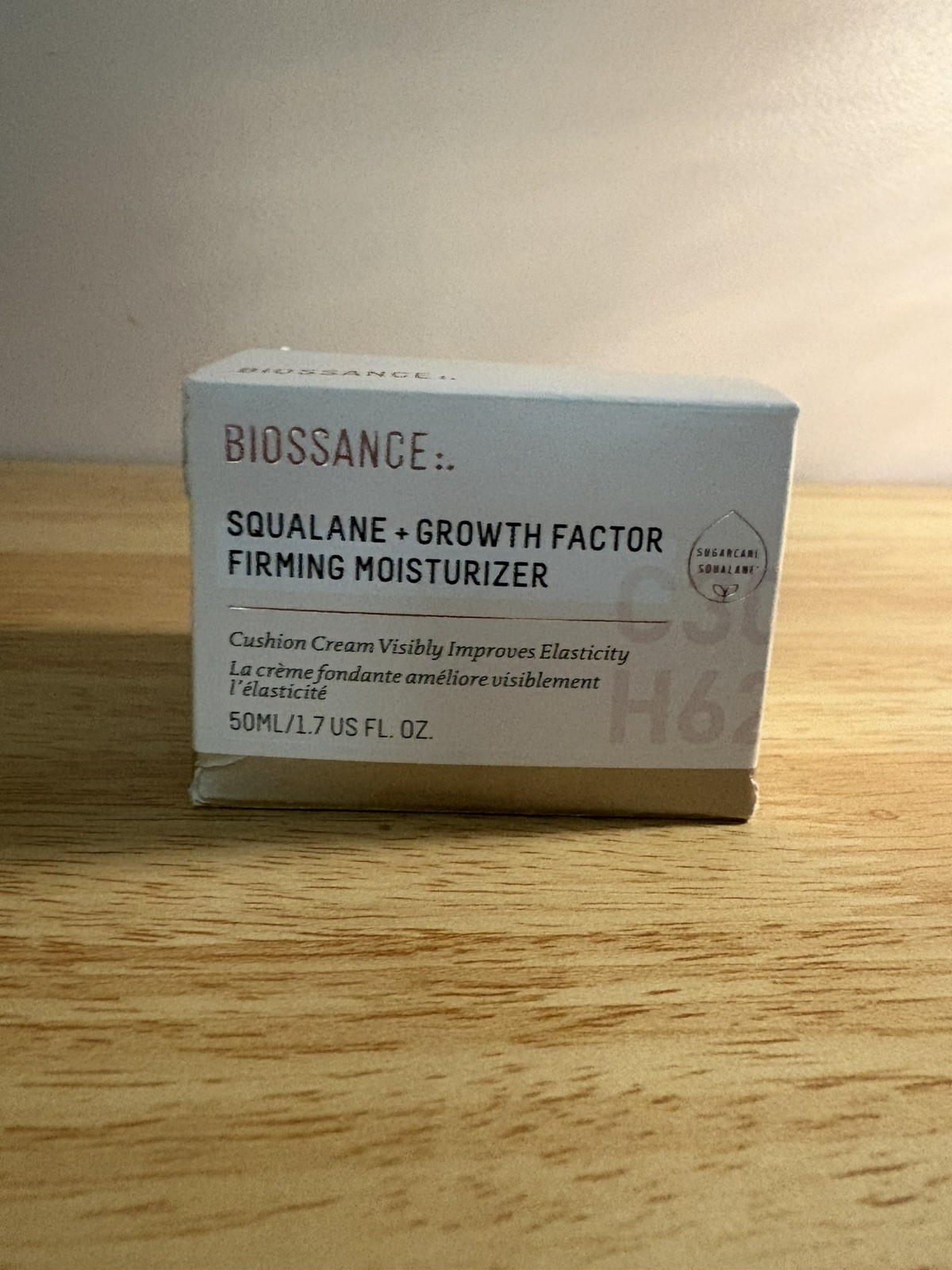 BIOSSANCE Squalane + Growth Factor Firming Moisturizer 50ml / 1.7oz New in Box