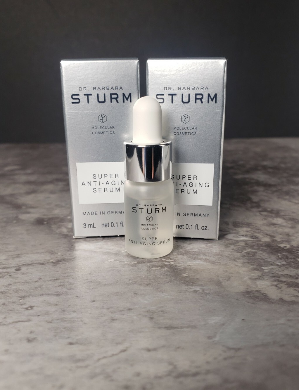 2 x NIB Dr Barbara STURM Super Anti Aging Serum (3ml/0.1 oz)